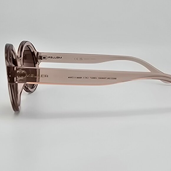 Meller Eco Bashira Salt Kakao Brown Frame Polarized Brown Lens Round Sunglasses main image 11